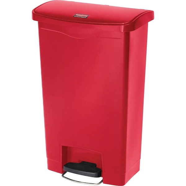 Slim Jim Step-On Container, 13G, Red